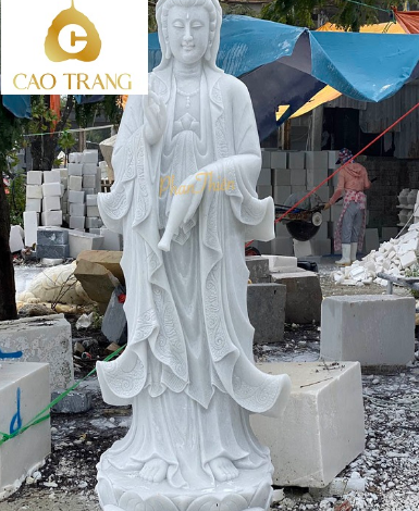 Tượng Quan Âm Bằng Đá