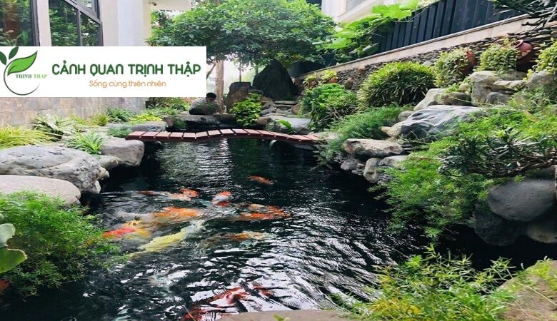 Thi công tiểu cảnh sân vườn Hà Nội