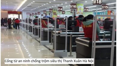Cổng từ an ninh chống trộm siêu thị Thanh Xuân Hà Nội