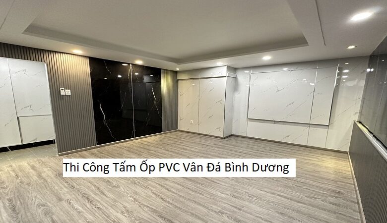 Thi Công Tấm Ốp PVC Vân Đá Bình Dương