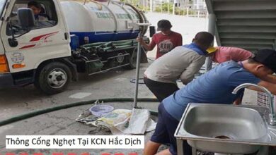 Thông Cống Nghẹt Tại KCN Hắc Dịch