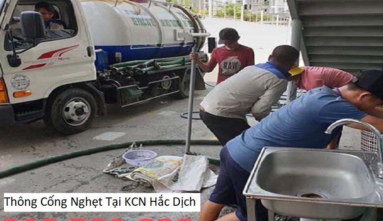 Thông Cống Nghẹt Tại KCN Hắc Dịch
