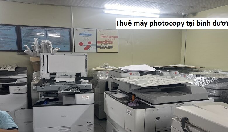 Thuê máy photocopy tại bình dương