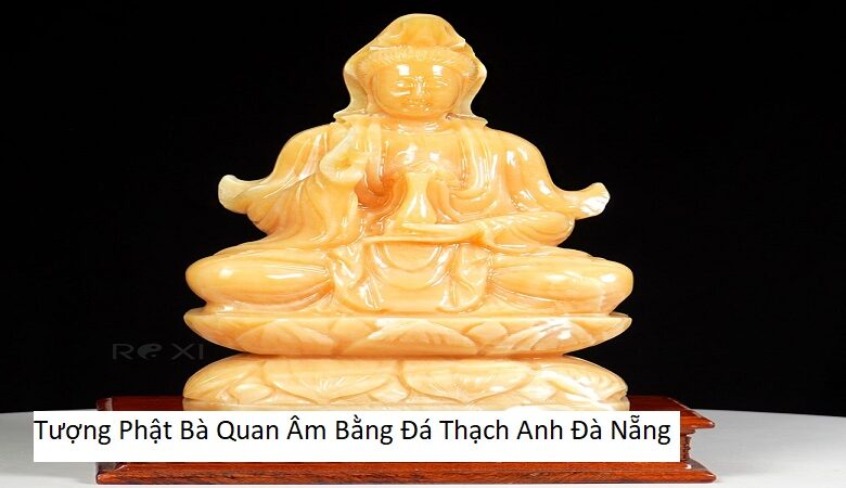 Tượng Phật Bà Quan Âm Bằng Đá Thạch Anh Đà Nẵng
