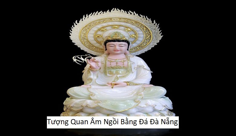 Tượng Quan Âm Ngồi Bằng Đá Đà Nẵng