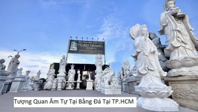 Tượng Quan Âm Tự Tại Bằng Đá Tại TP.HCM