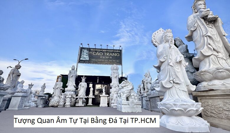 Tượng Quan Âm Tự Tại Bằng Đá Tại TP.HCM