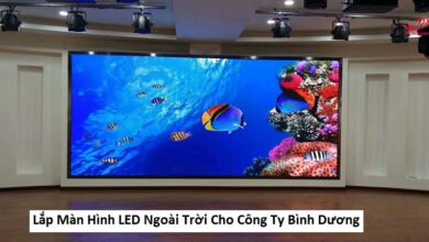 Lắp Màn Hình LED Ngoài Trời Cho Công Ty Bình Dương