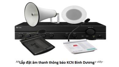 Lắp đặt âm thanh thông báo KCN Bình Dương